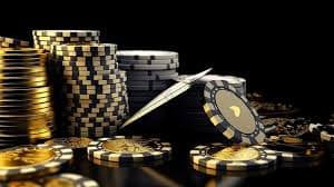 Live poker dealer managing a multi-player table at kampunghoki studio